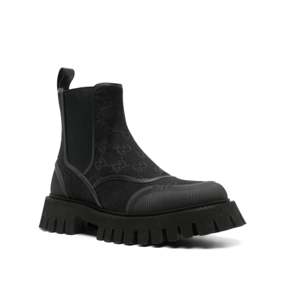 Gucci Men GG Ankle Boots - Picture 13 of 15